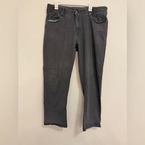 Gray Relaxed Fit Jeans with Straight Leg